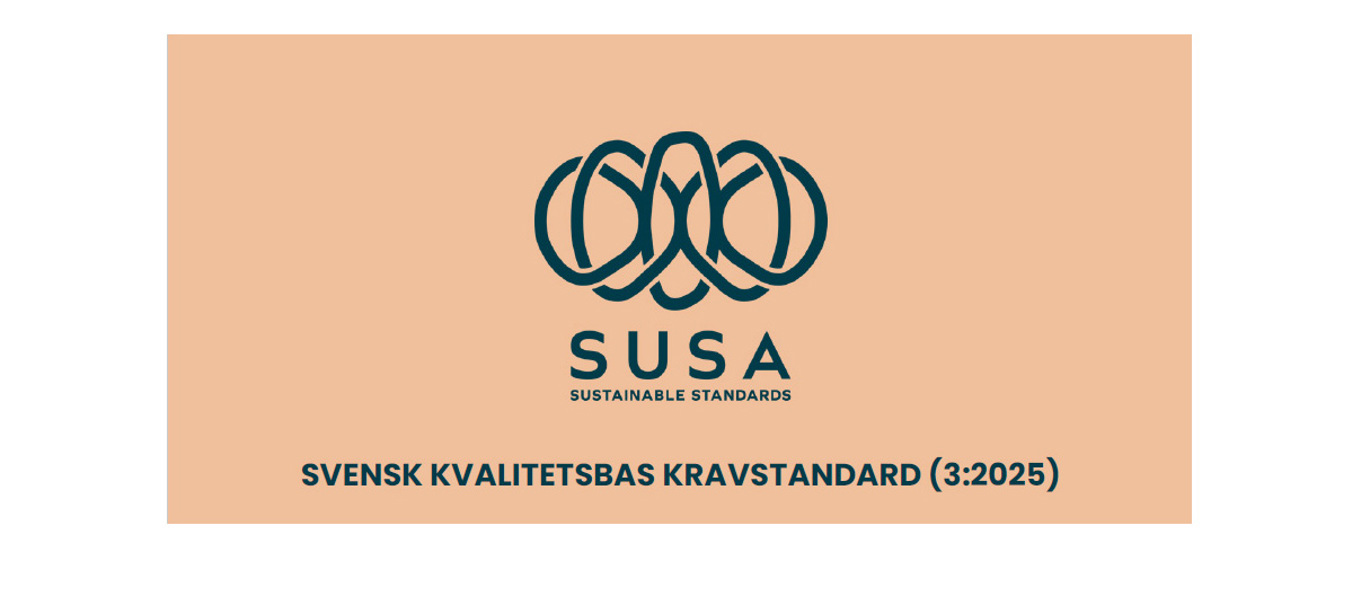 Kvalitetscertifiering enligt Svensk Kvalitetsbas som visar Tress arbete med kvalitetssäkring, ständiga förbättringar och hög kundnöjdhet.